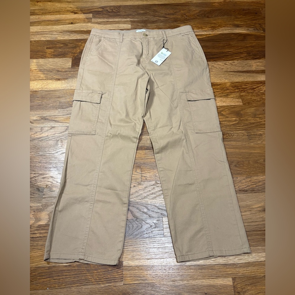 CURVE APPEAL cargo style khaki pants